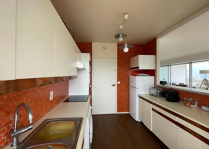 4 Au Dernier Etage Avec Immense Terrasse Face Au Bassin A - Fr-1-420-122 Апартаменти Аркашон